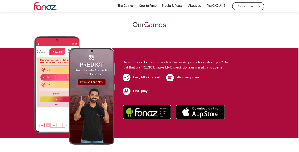 Fanoz Fantasy Sports Platform